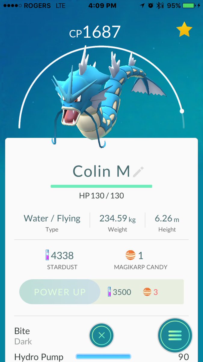 KINGOFIMPROV's tweet photo. Named my Gyarados Colin for specific reasons ;) #bigdickmoriarty @KindaFunnyVids @notaxation @GameOverGreggy https://t.co/BaU1qfHw0v