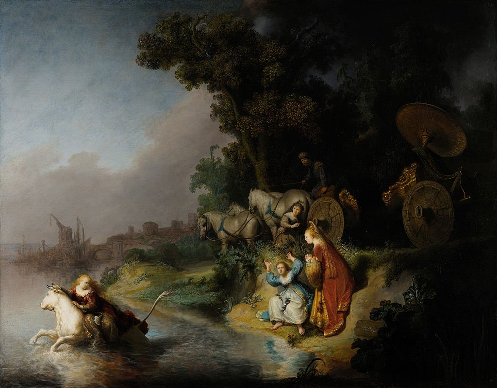 The abduction of Europa (1632) Rembrandt's works -> art-art-art.net/rembrandt/amp/