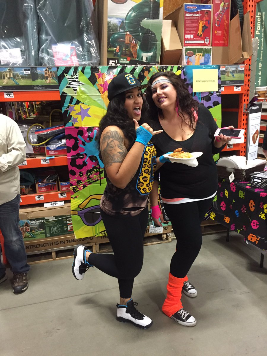 homedepot4132's tweet photo. #MAEngagement4132 rockin with 80's style way to go!!! @aj_mazzola @kristamsears188 https://t.co/wVIZRPjXbI