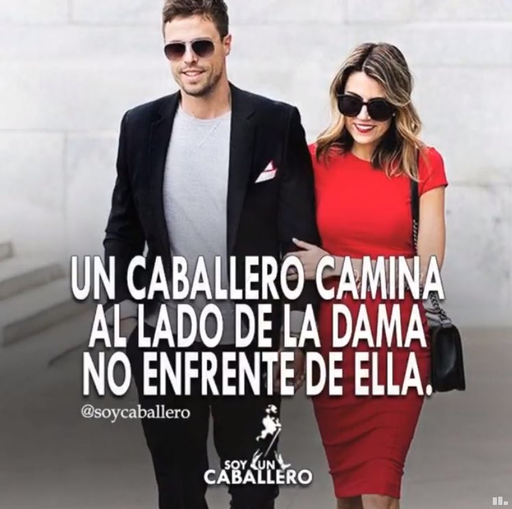 Danny_Figueroa's tweet photo. Un caballero camina a su lado!!
#SerUnCaballeroNuncaEsUnaOpcion #TipBasico #MachoQueEnamora https://t.co/ILXw3eduOo