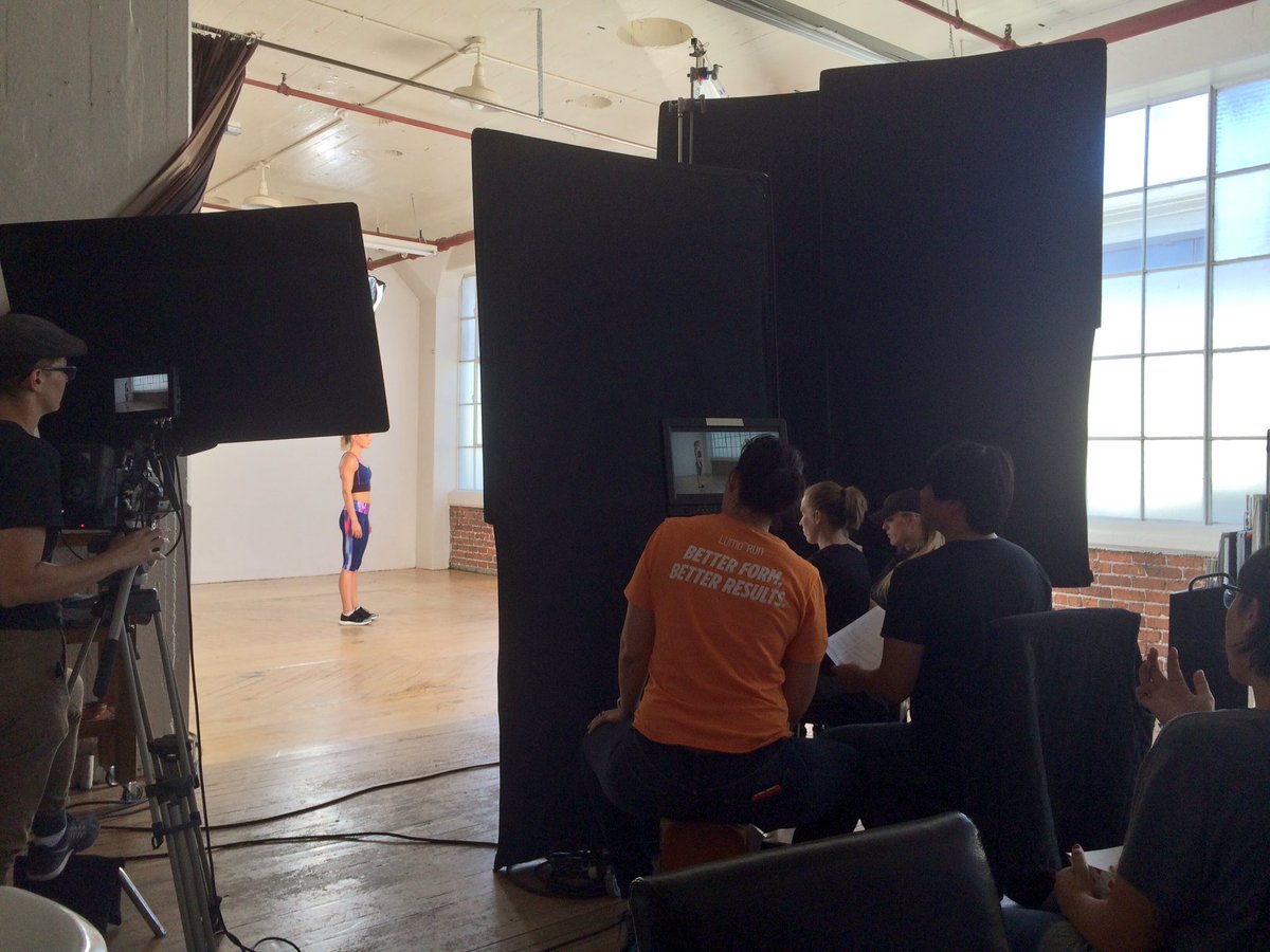 IrongirlNadia's tweet image. Fun day on set with @lumobodytech all day today in SF filming! #lumorun #lumobodytech