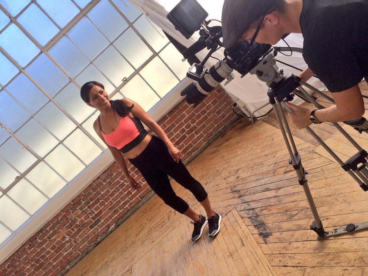IrongirlNadia's tweet image. Fun day on set with @lumobodytech all day today in SF filming! #lumorun #lumobodytech