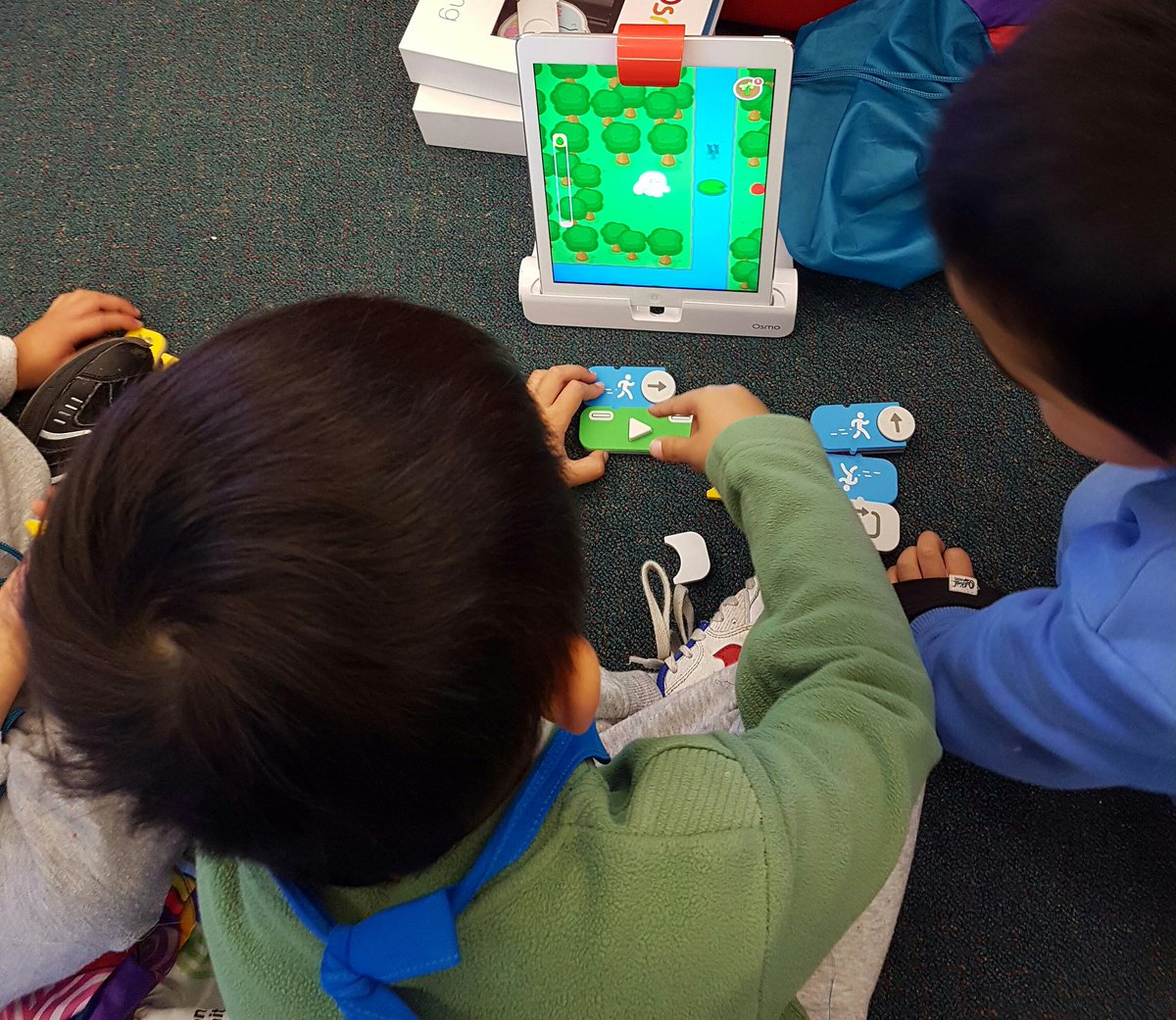 LPSLibrary's tweet photo. Preschool can code!! @LansvalePS https://t.co/493h8Sbsy8
