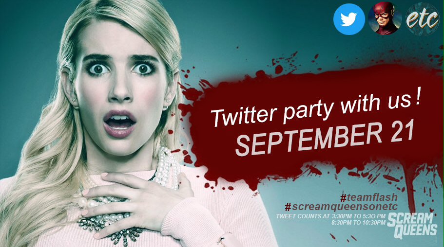 TheFlashTVPH's tweet photo. #TeamFlash #screamqueensonetc https://t.co/n5ydqFZ31I