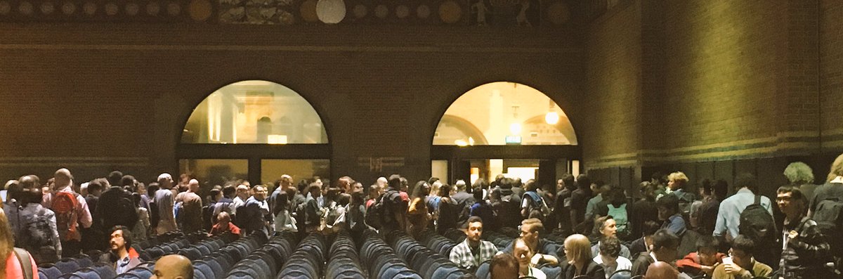 cgershen's tweet image. Coffee break crowd dynamics #CCS16