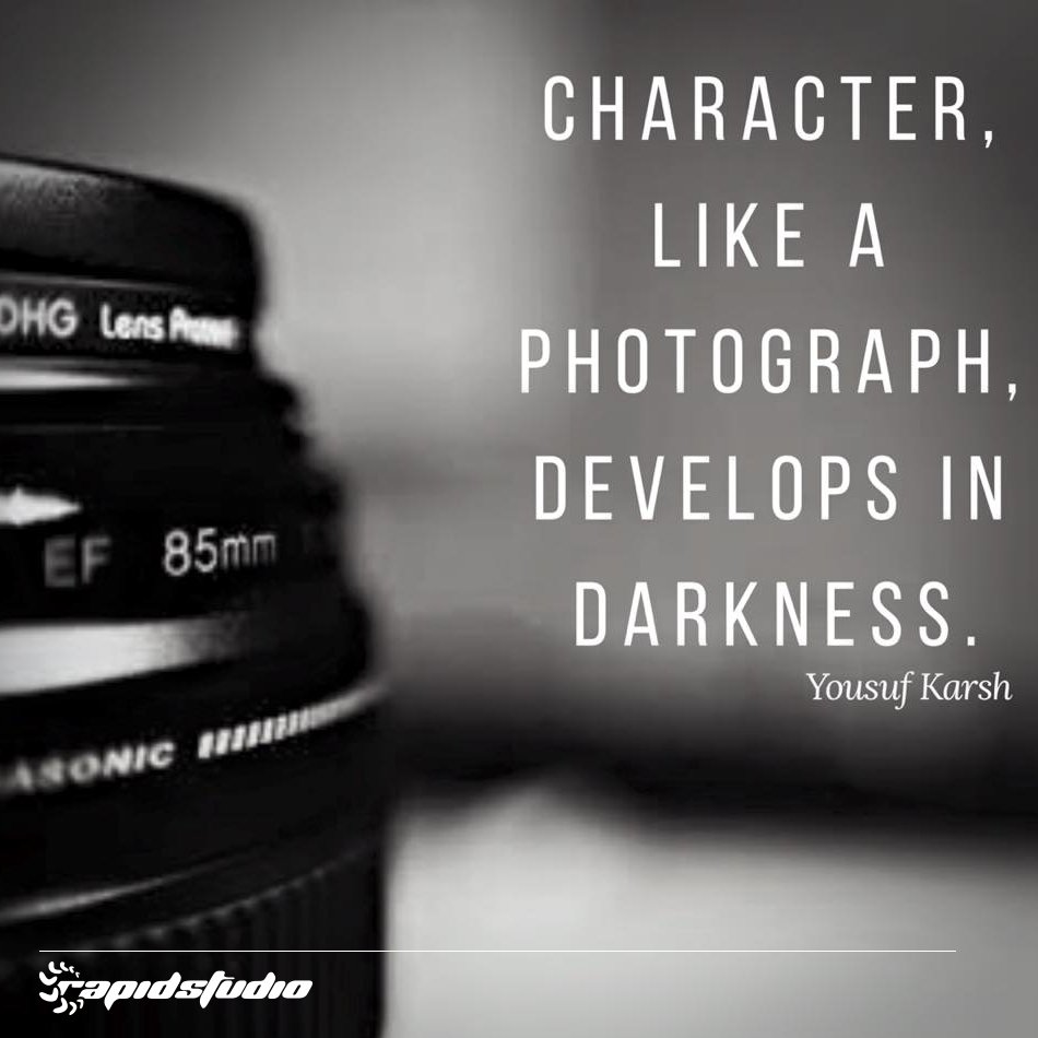 RapidStudio's tweet photo. "Character like a photographer, develops in darkness"
#QuoteOftheDay #RapidStudio https://t.co/OkiYXRZD1i