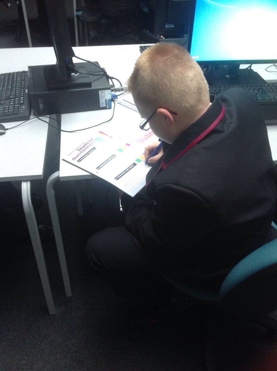 Form 7A are enjoying their Employment and Aspiration booklets!