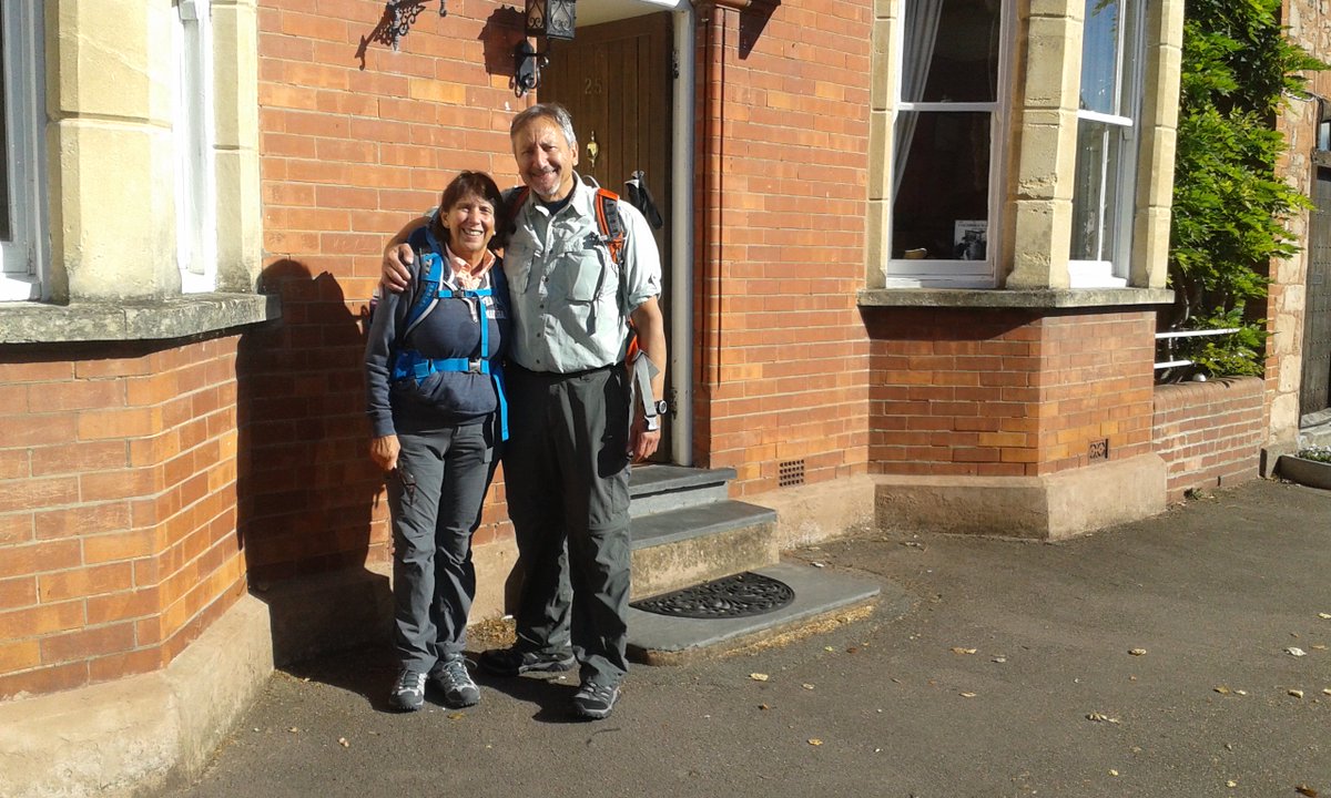 Guests off from <a href="/oldciderhouse/">theoldciderhousewales</a> this weekend on #coleridgeway. Good luck Paul and Pam.