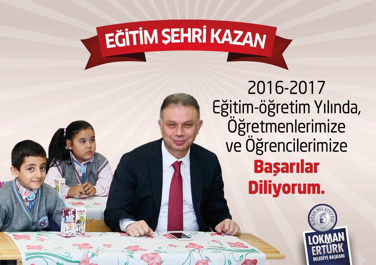 2016&amp;2017 #YeniEğitimYılında Öğrencilermize ve Öğretmenlerimize Başarılar Dileriz.(KAZAN BELEDİYESİ GENÇLİK MERKEZİ)