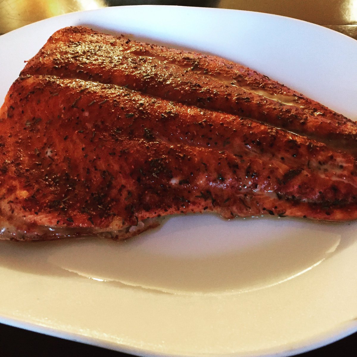 MatchaManTea's tweet image. Wild Alaska #Salmon 
Slowly grilled to perfection. Moist and tender filet.