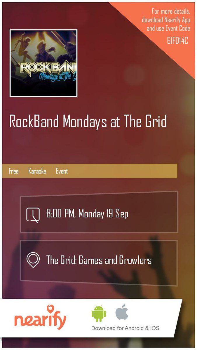 Enjoy this amazing rock music event - RockBand Mondays at The Grid ... nearify.com/event/rockband… #Mesa #events