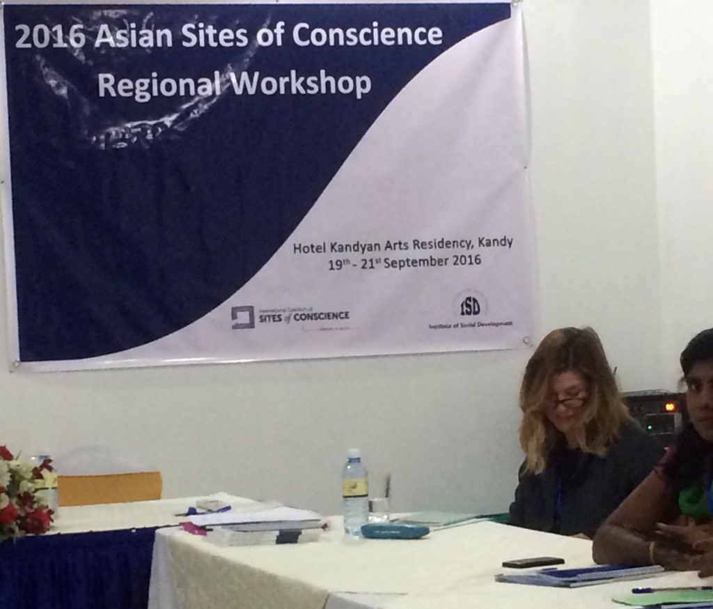 RamBhandariNEP's tweet photo. From #Memory2Action: Asian Coalition of Sites of Conscience members meet this week @Kandy Srilanka @SitesConscience https://t.co/9LUbOECiKn