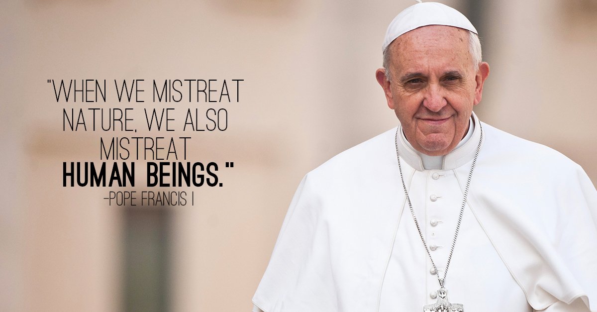 ClimateReality's tweet photo. When we #ActOnClimate, we protect vulnerable communities around the world. Retweet if you agree with Pope Francis! https://t.co/C9zKv4qAQJ