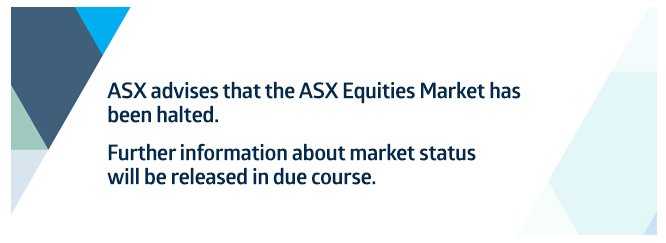 KJBar's tweet photo. The Australian Stock Exchange is down for the second time today https://t.co/Tt3R6zc0ND #ASXfail https://t.co/7anO6FSPOs