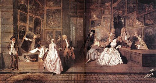 L'Enseigne de Gersaint (1720) Jean-Antoine Watteau's works -> art-art-art.net/watteau/amp/