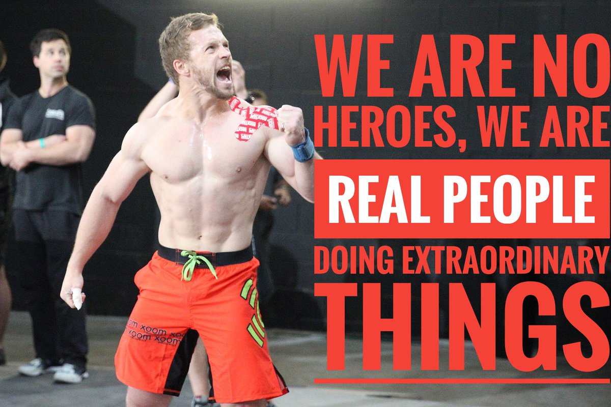 We are no heroes, we are real people doing extraordinary things.