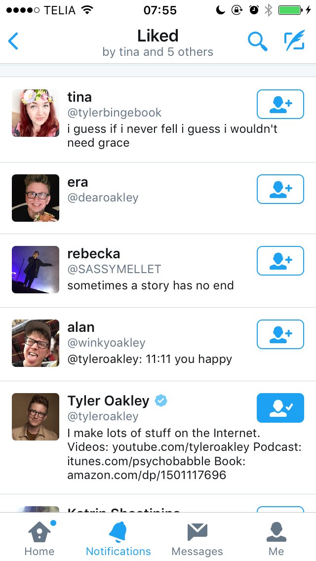 lundqvisst99's tweet photo. Holy shit Tyler thank youu!!!!! I love you @tyleroakley #9YearsOfTylerOakley https://t.co/UKfbneGmfe