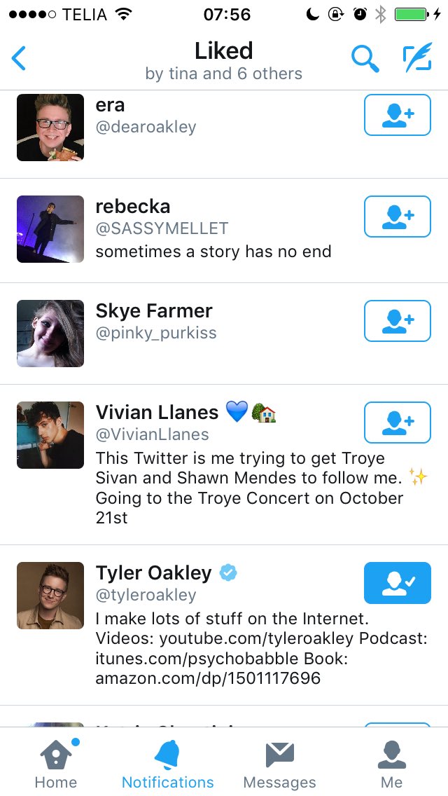 lundqvisst99's tweet photo. Holy shit Tyler thank youu!!!!! I love you @tyleroakley #9YearsOfTylerOakley https://t.co/UKfbneGmfe