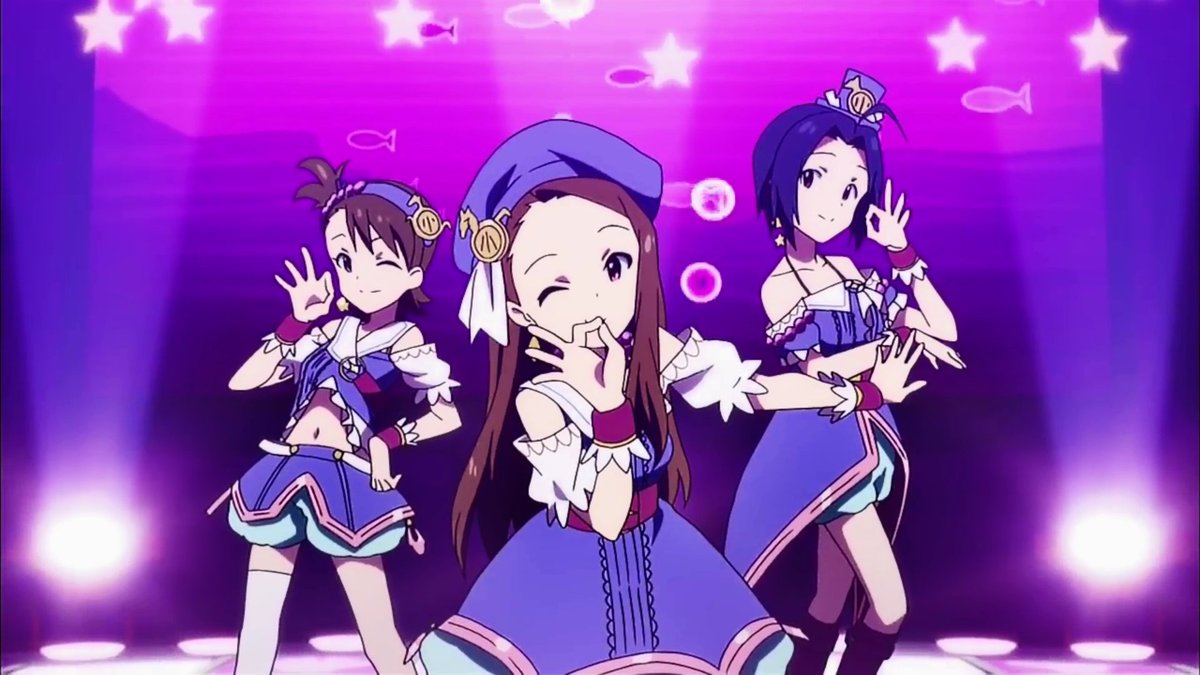 WS　アイドルマスター　アイマス　竜宮小町　デッキ　4ドラ4宝 久しぶりにsmoky thrill見たくなった🐠💕 #アイマス #smoky thrill