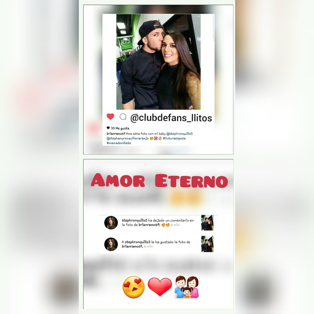 tete_pollo14's tweet photo. Tanta hermosura en una sola foto 😍😍😍👪❤#Baby's #Llitos #Truelove #AmorEterno @stephronquillo5 y @Bryan_Combate https://t.co/zKaHPoC39E