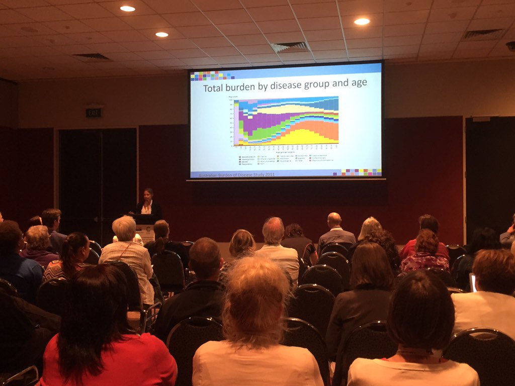Vonnie_C's tweet photo. Australian Burden of Disease Study 2011 results presented at #PHAACDN2016 https://t.co/GsRw91LHy9