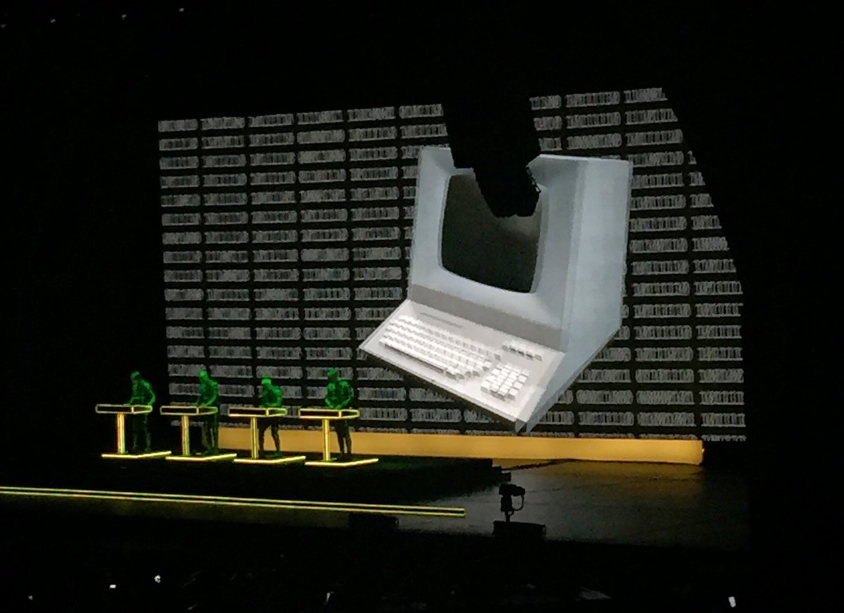 Electronic memories and digital future with Kraftwerk tonight! What a great show!!! <a href="/kraftwerk/">Kraftwerk</a> #hollywoodbowl