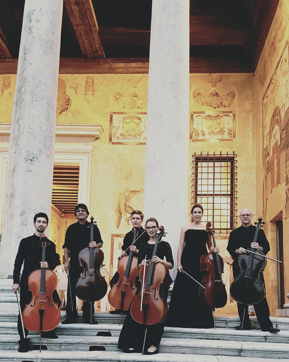 Promenade cello ensemble. Ieri a Villa Badoer, capolavoro di Andrea Palladio