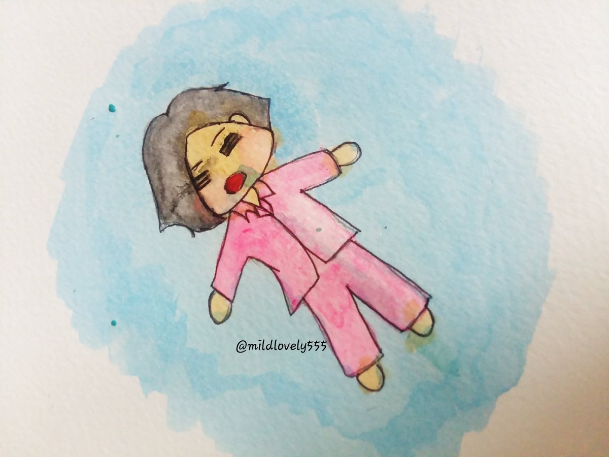 __muumiiiii's tweet photo. เป็นการใช้สีน้ำได้เละมากค่ะ😭 #JEONGHAN #정한 #จองฮัน #세븐틴 #SEVENTEEN #จองฮันนอนแผ่ https://t.co/TA45l5WyFq