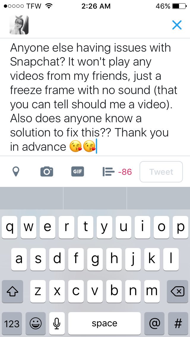 callicakes7384's tweet image. @snapchatsupport #snapchaterror