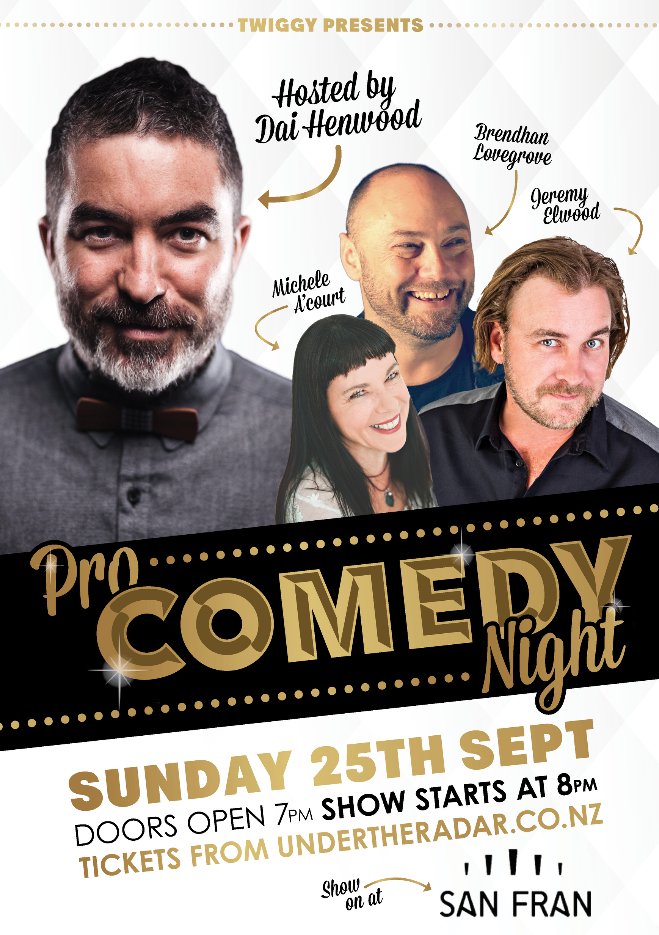 San Fran (@sanfrannz) on Twitter photo Pro Comedy show Sunday 25th@SanFranNZ 8pm limited tics@@undertheradarnz <a href="/MicheleACourt/">Michèle A'Court</a> <a href="/JeremyElwood/">Jeremy Elwood</a> <a href="/Brendhan44/">the bside</a> Pro Comedy show Sunday 25th@SanFranNZ 8pm limited tics@@undertheradarnz <a href="/MicheleACourt/">Michèle A'Court</a> <a href="/JeremyElwood/">Jeremy Elwood</a> <a href="/Brendhan44/">the bside</a>