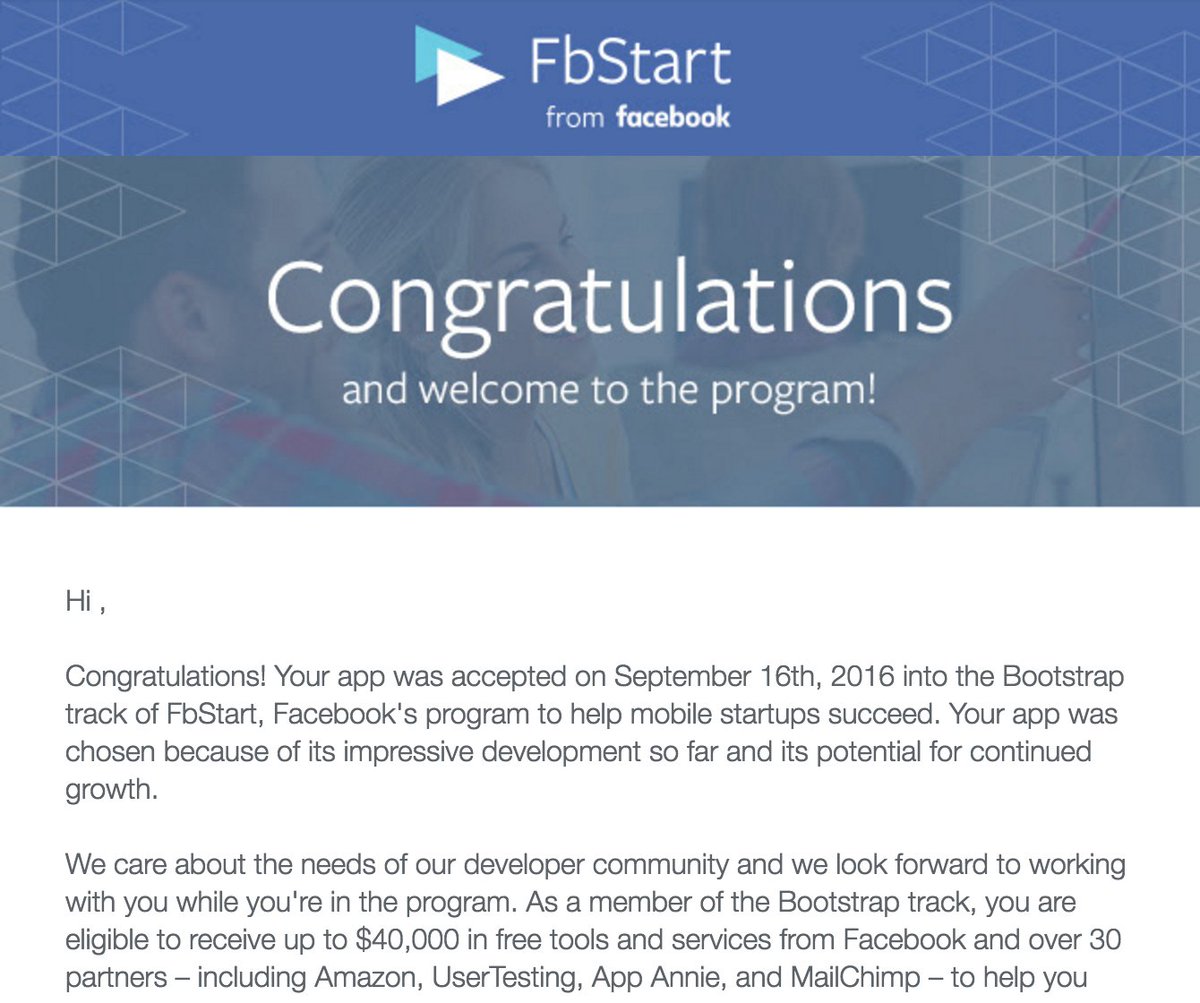 verpix's tweet photo. Thank you Facebook
Verpix pass the 1st round Bootstrap track of FbStart.
ありがとうフェスブック、Verpixが予選を通過しました https://t.co/lW3oeArtMa