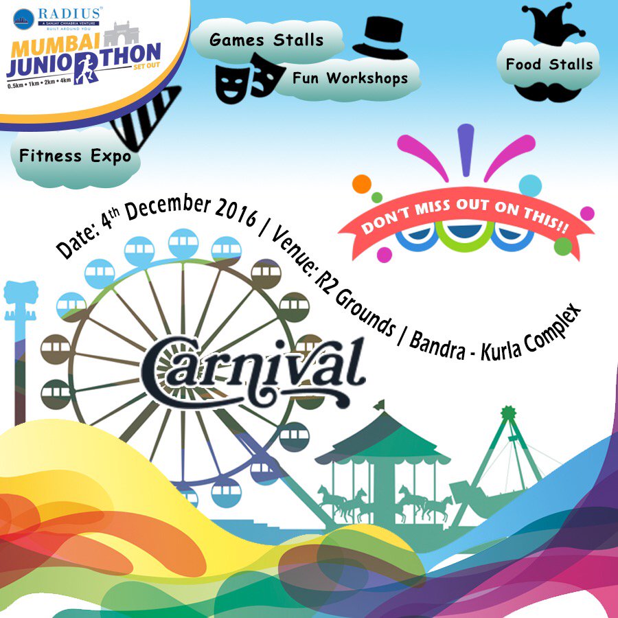 juniorthon's tweet photo. #rollickingfun #carnival #fitnessexpo #games #funworkshops #foodstalls #run #runners #running #mj2016 #marathon https://t.co/B5IHtW14Ht