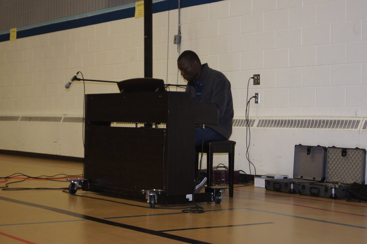 LdnChristianH's tweet photo. One of our student sharing his talents at Friday's assembly. Thanks Emmanuel! #learningatLDCSS #cultivatinggifts https://t.co/cp2nxA8k1b