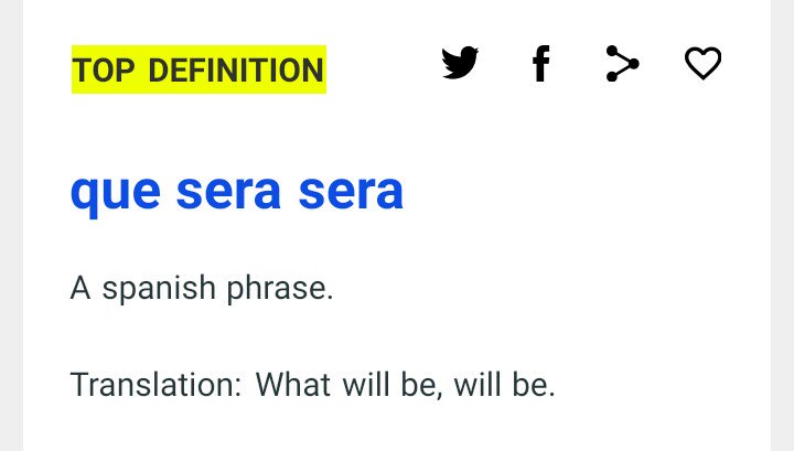 que sera sera translate