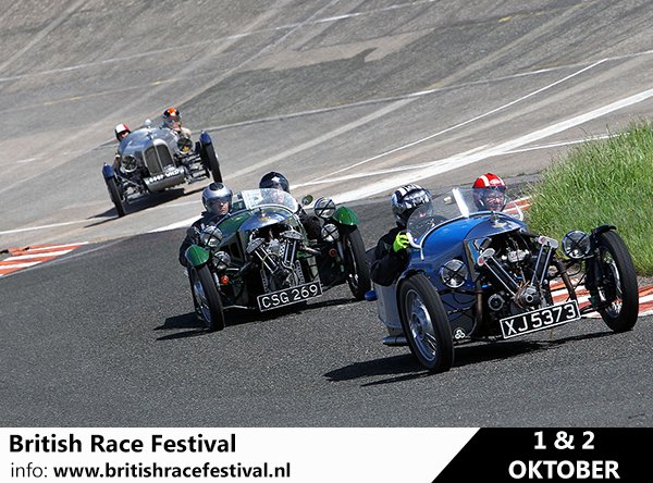 Morgan 3 Wheelers komen in actie bij British Race Festival (1&amp;2 okt.) op @CPZtweets britishracefestival.nl/british-race-f…