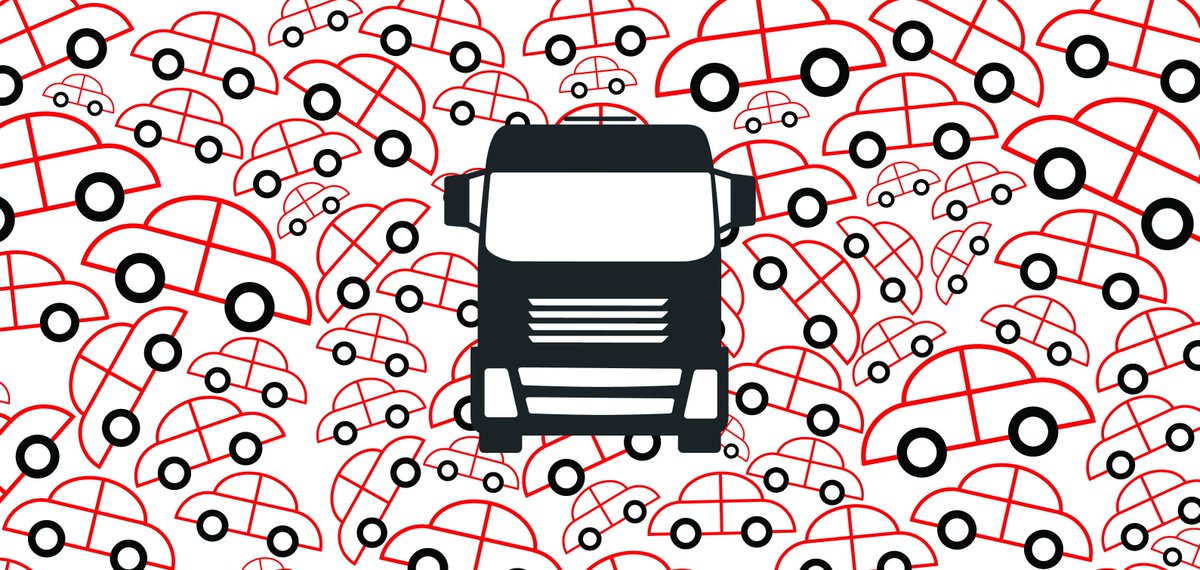 CSfDuk's tweet photo. RT @RHANews: 400 cars needed to carry the goods delivered to a supermarket by only 1 truck! #nationallorryweek https://t.co/VyNMzSDNUH