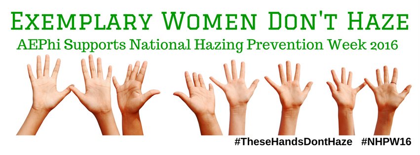 Hazing does not build unity – it’s about power and control #IBelieveInGreeks  #NHPW16  #TheseHandsDontHaze
