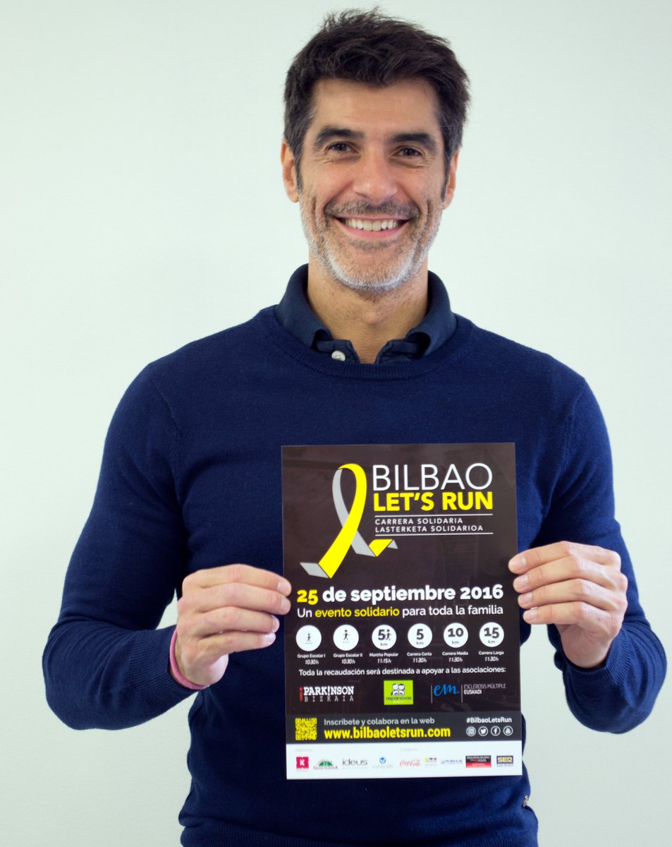 BilbaoLetsRun's tweet photo. ¡Más sorpresas! ¡@JorgeFdezTV es el padrino de #BilbaoLetsRun! 
¡Súmate tú también! ▶ https://t.co/3JDQYlmvZE https://t.co/7t7FeJvYQK