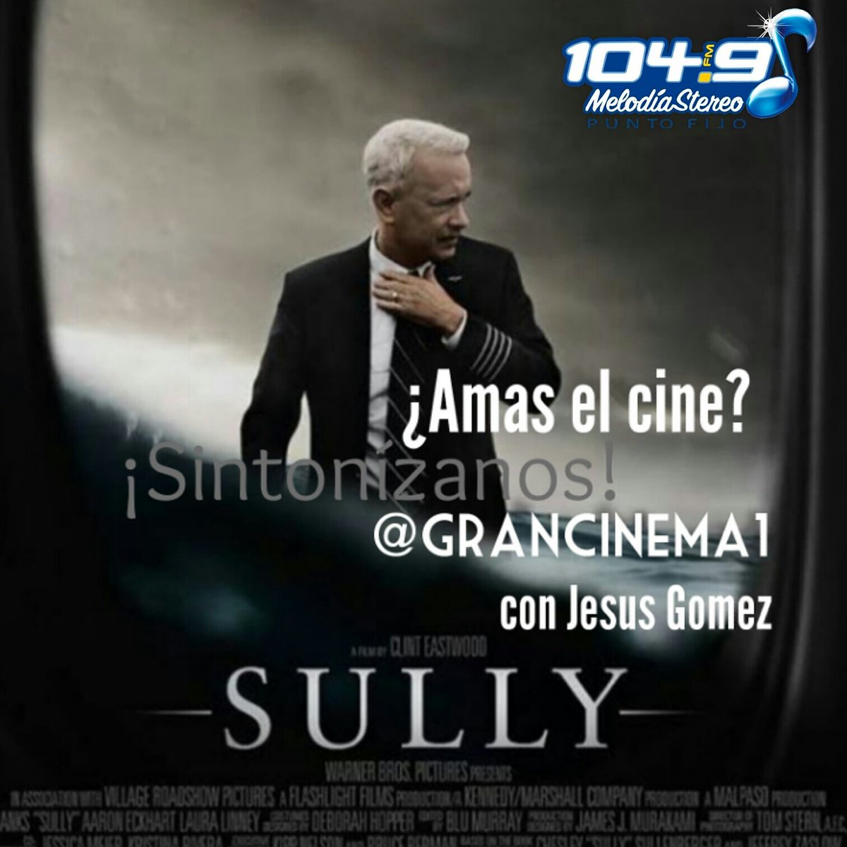 MelodiaStereoPF's tweet photo. ¿Amas el cine? ¡Sintonízanos! @grancinema1🎥 Lunes a Viernes #8am #Hollywood #Oscars  #JesusGomez ¡Sintonízanos! 🎧 https://t.co/MVzis4bAxC