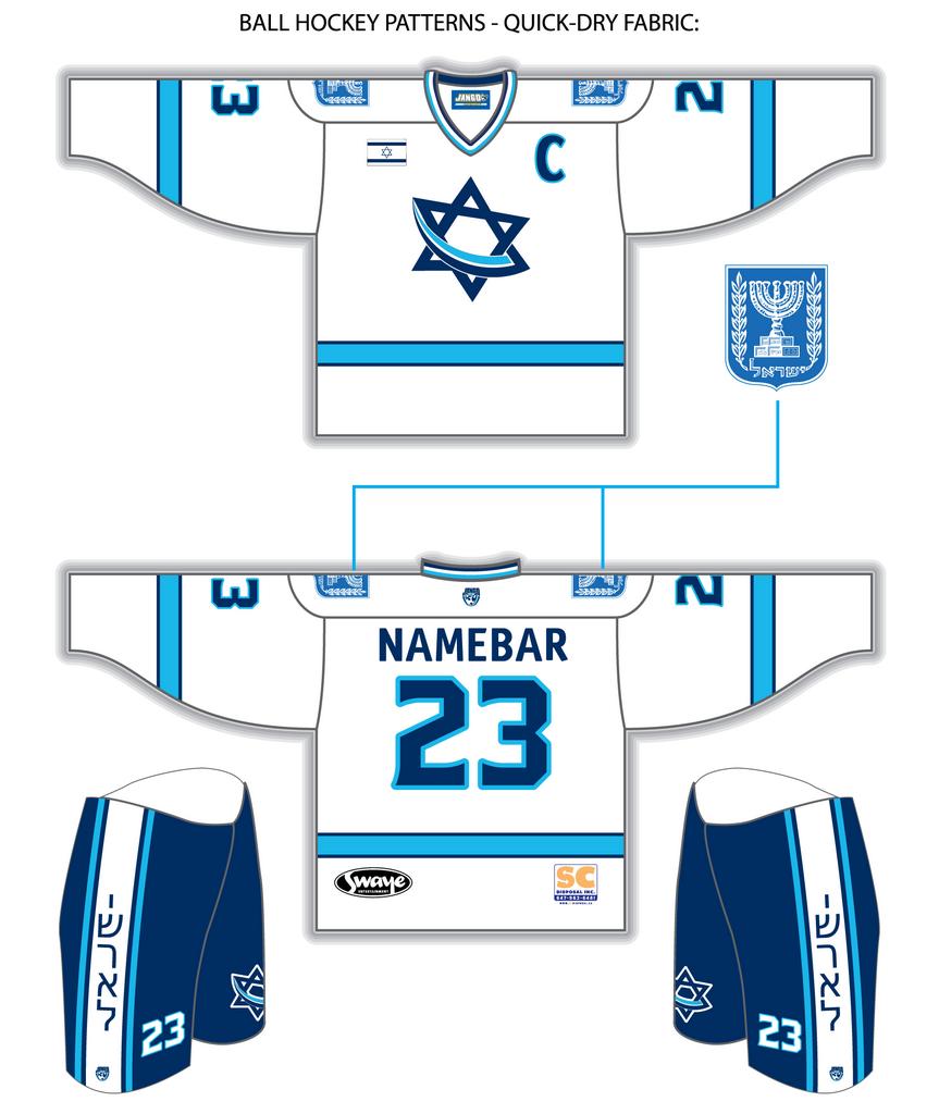 TeamIsraelBH's tweet photo. I am shaking! Team Israel is back.  Boys return this week for World 3 on 3 event in Montreal. Sporting new uni's. https://t.co/eQjMODI5AC
