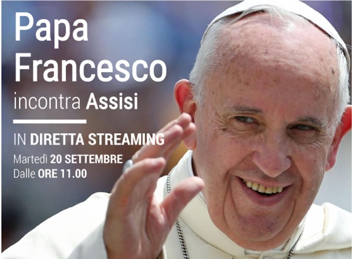hoteldomuspacis's tweet photo. Il link per la diretta streaming della visita del Papa di domani dalle ore 11:00 ad #Assisi! https://t.co/ITqSVNHwSA https://t.co/sAsTFA3iMv