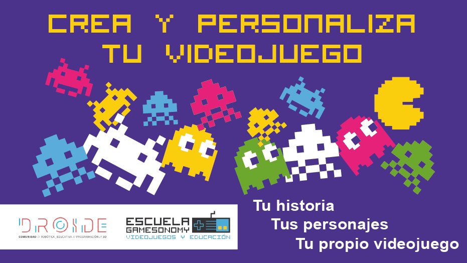 DroideComunidad's tweet photo. Crea tu propio #videojuegos con @gamesonomy ¡¡Ahora taller mensual!! https://t.co/IaUbp2Wn26 https://t.co/dMYY2bjdFi