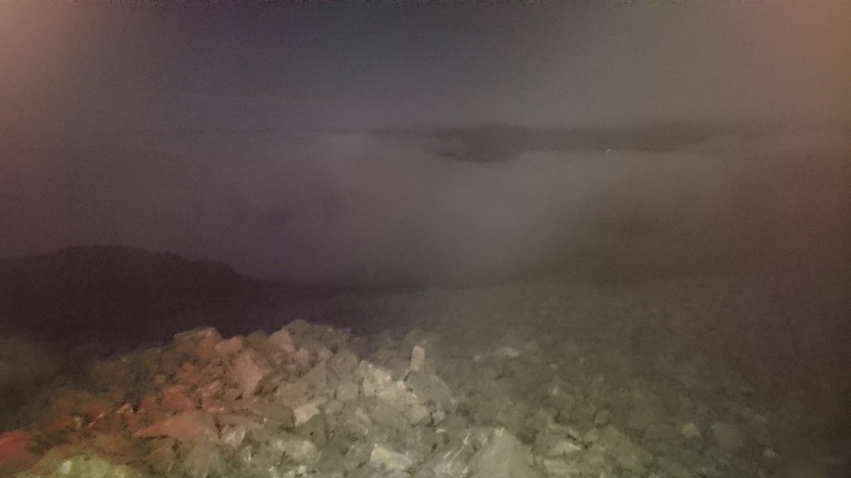 PeaksPra's tweet photo. Feeling the pain after Scafell, one more left! #PRAscent #scafellpike #rockyrocks #midnighttrek https://t.co/xksnd71R55
