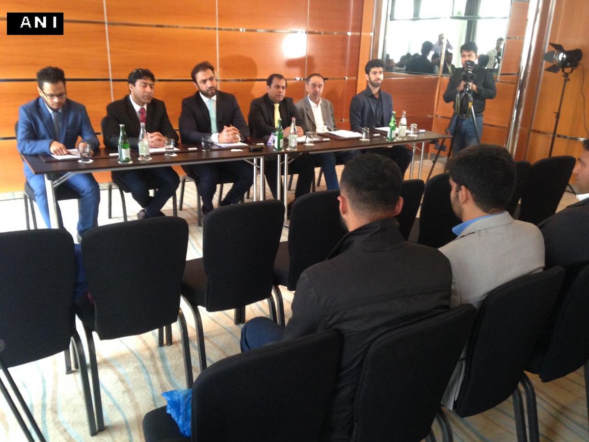 ANI's tweet image. Baloch leader Brahamdagh Bugti has decided to file asylum papers to India