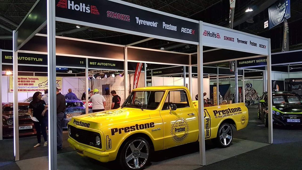 HoltsAutoSA's tweet photo. Check out our Yellow Prestone Hotrod Chevy Truck! #SpeedandSound #Motorex https://t.co/9K0XlxOmHl