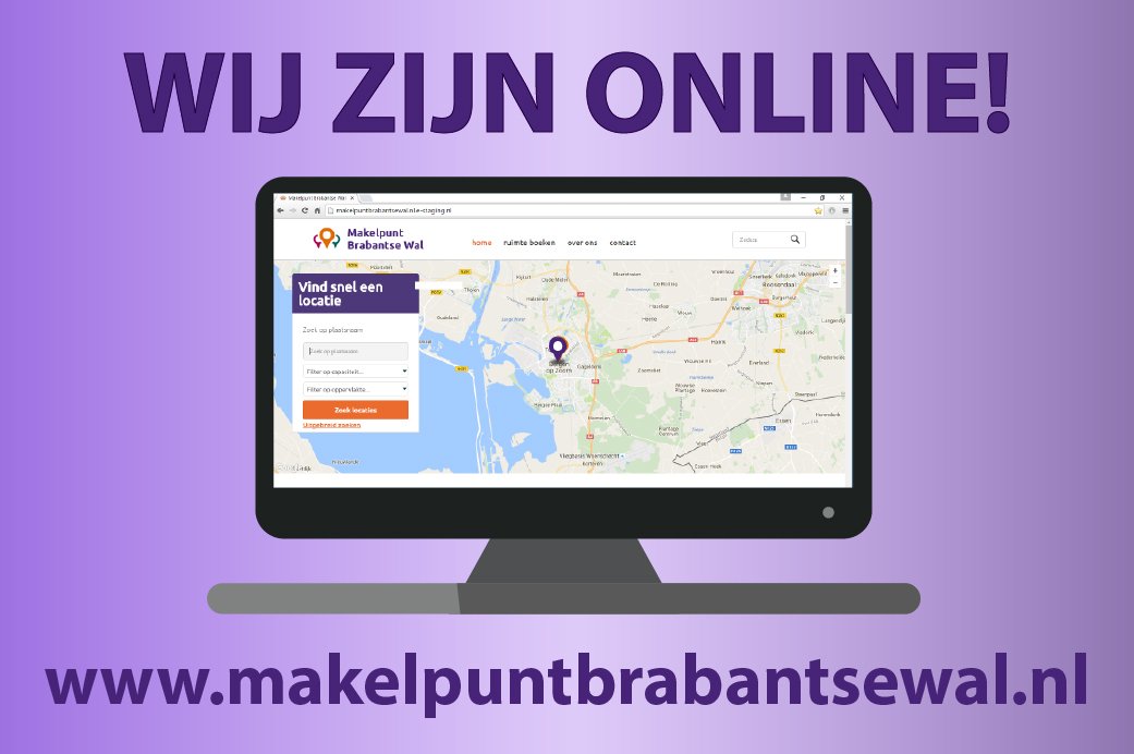 Op zoek naar ruimtes in de Brabantse Wal? makelpuntbrabantsewal.nl is sinds vandaag een feit! #SIDR #brabantsewal