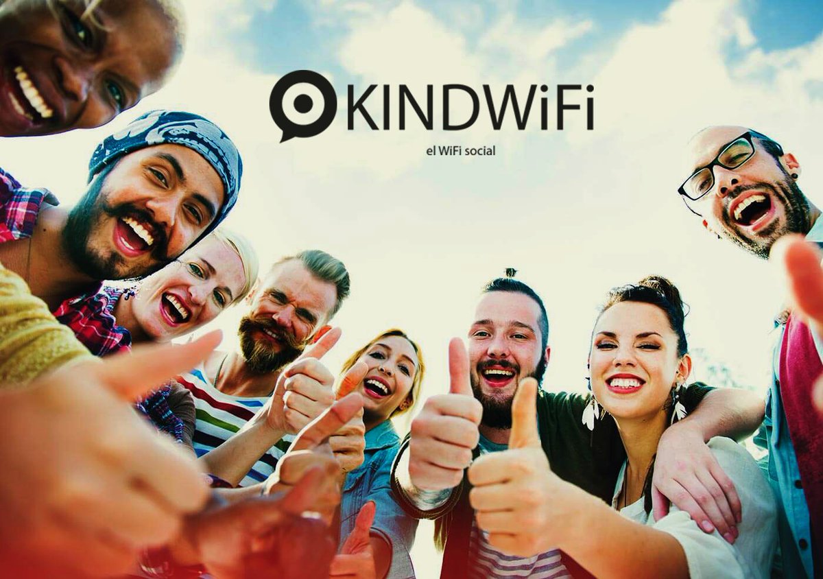 KindWiFi's tweet photo. Con #KindWiFi tus clientes no necesitan contraseña de #WiFi, solo darle a me gusta o seguirte en #RedesSociales https://t.co/fO4XCj8QOA