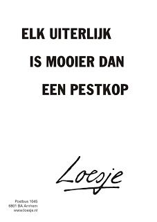fpmulder's tweet image. Loesje heeft het weer mooi gezegd: "Elk uiterlijk is mooier dan een pestkop" #weektegenpesten