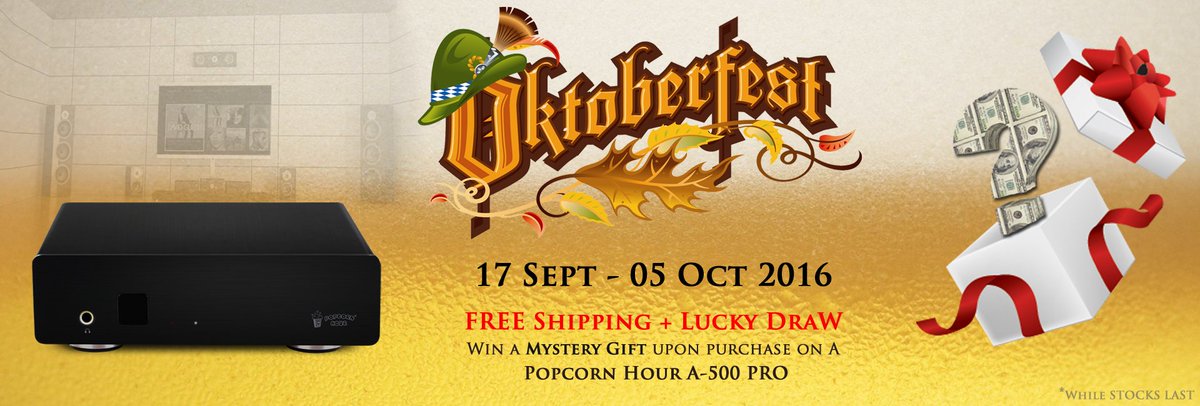 CloudMediaTeam's tweet photo. Prost! Celebrate yr Oktoberfest with A-500 PRO with FREE Shipping &amp; fantastic prizes! https://t.co/HAGwUbIOtp https://t.co/0hhzJBBySp
