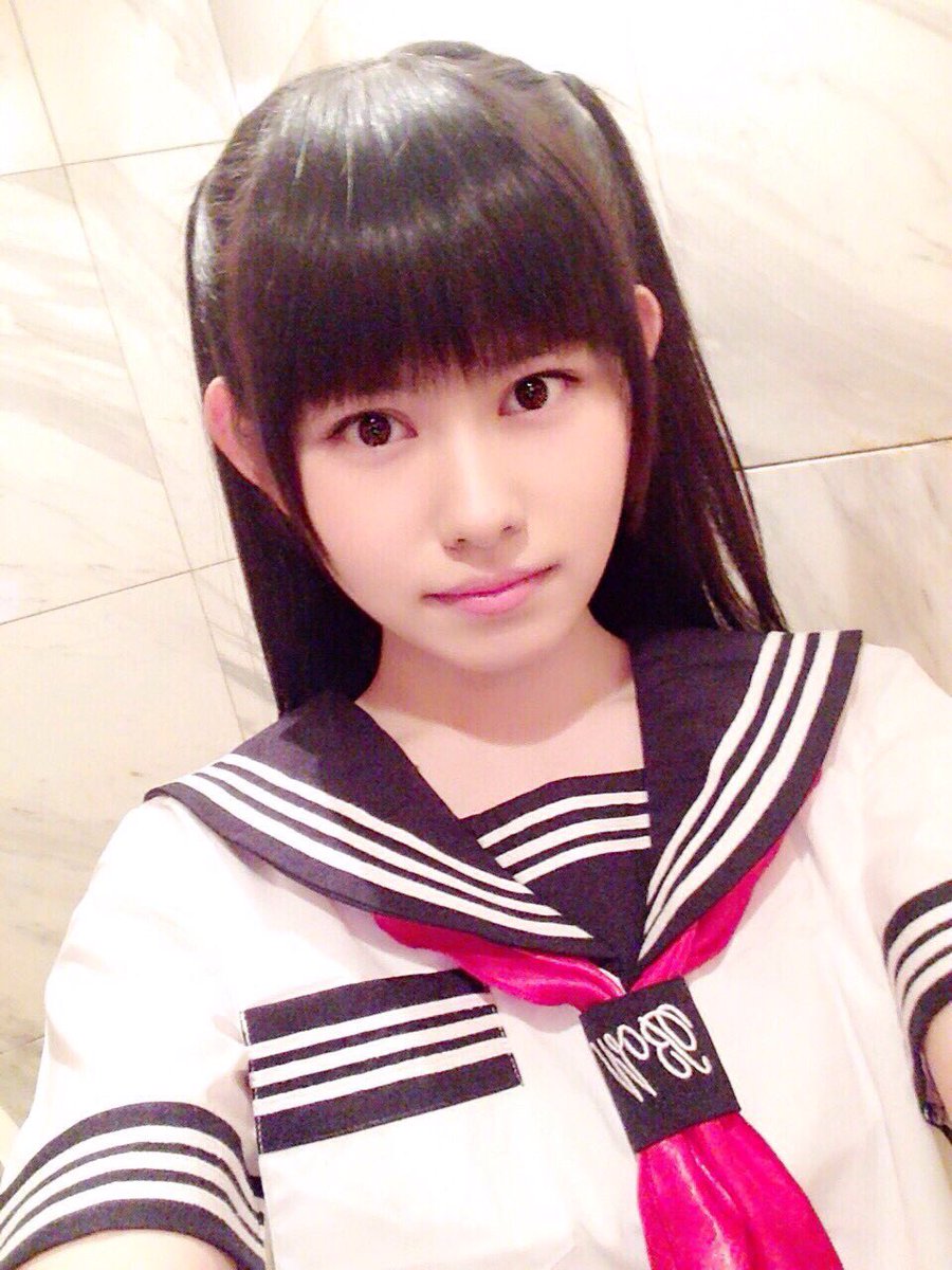 reika_azusa's tweet image. 今日のライブ後のコスプレイベントの写真😄🍭
セーラー服の玲奈🎀

 #河合玲奈
#セーラー服
#ManyMany